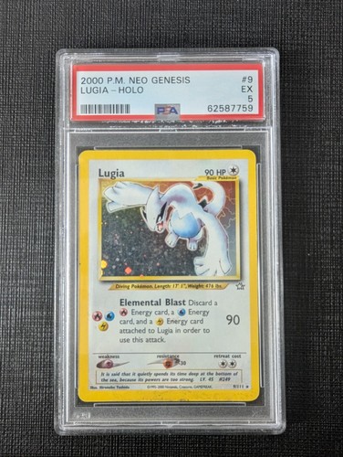 Psa lugia holo pokémon neo - psa,