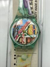 Orologio da polso SWATCH Gent LE CHAT BOTTE (GG123)-come NUOVO! Casa delle Streghe - Fiaba - L@@K