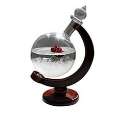 Tempesta Vetro Tempo Goccia Previsioni Meteo Cristallo Osservazione Globo Interno