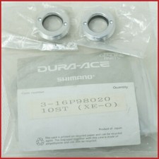 NOS SHIMANO DURA ACE 7700 7701 FC-7700 GUARNITURA TAPPI PARAPOLVERE VINTAGE OLD 3-16P98020