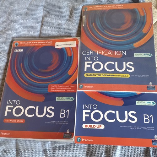 Pearson into focus build - pearson, up