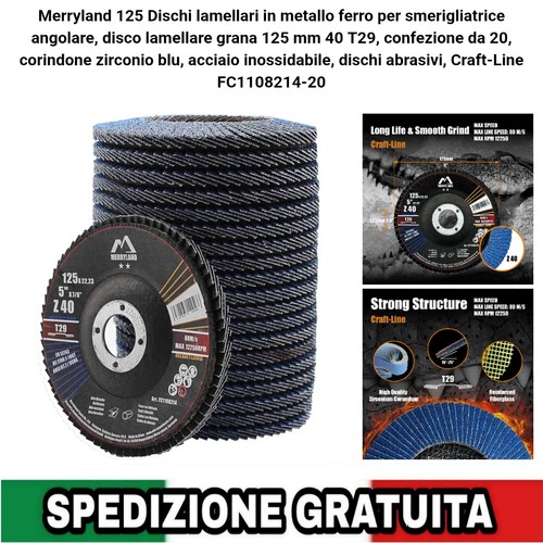 Dischi lamellari 125mm - lamellari,
