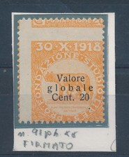 1919 FIUME VALORE GLOBALE CENT