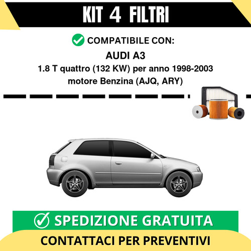 Kit filtri tagliando per - 4,