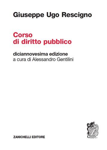 Corso diritto pubblico - corso,