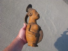 Old African pottery figure