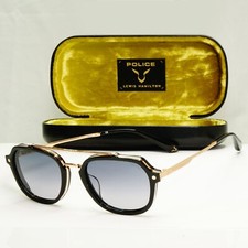 Occhiali da sole Police Lewis Hamilton F1 nero oro sfumato SPL A26 COL 0300