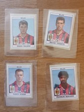 Lotto 4 Figurine Album Calciatori Panini 1989/90 MILAN - MALDINI RIJKAARD 234 