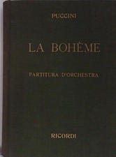 Puccini boheme partitura - la,