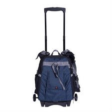 Zaino trolley piccolo da viaggio Dorr blu scuro con ruote