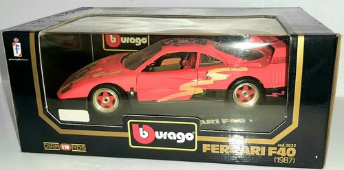 Ferrari f40 1987 burago 18 - f40, 1/18
