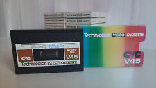CVC Compact Video Cassette V45 Technicolor (per Funai 212 / Grundig VP100)