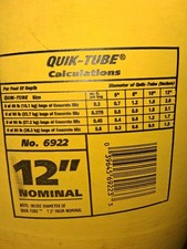 QUIK-TUBE 12 pollici x 48