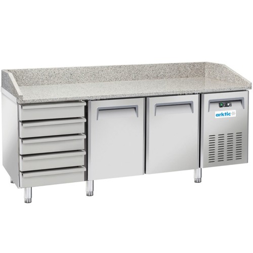Tavolo pizza refrigerato - , con