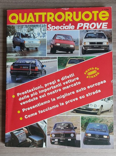 Quattroruote speciale prove - quattroruote,