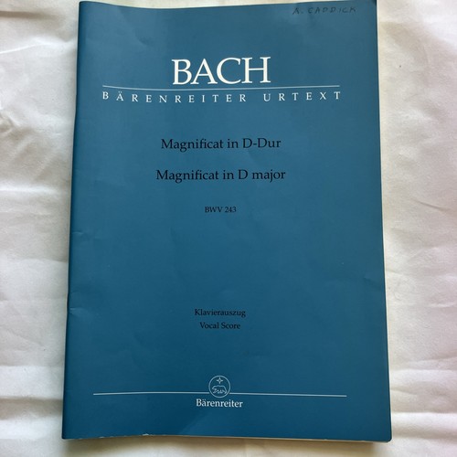 Bach magnificat major bwv - major,