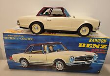 Radiocomando 17 pollici Mercedes Benz 230 SL Radicon auto anni 60 con scatola Masudaya 3537