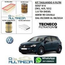 KIT TAGLIANDO 4 FILTRI