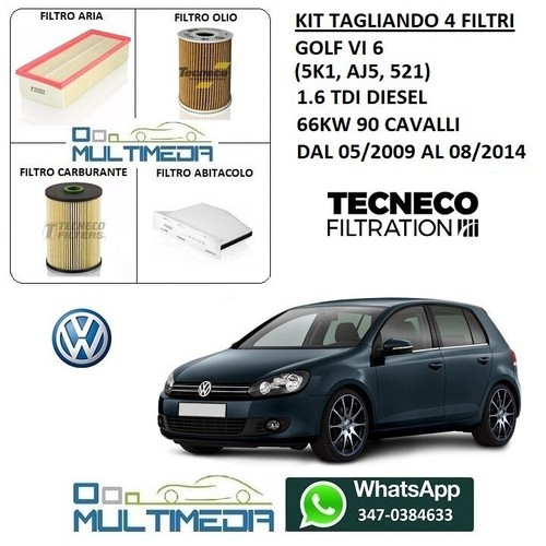 Kit tagliando filtri - tagliando,
