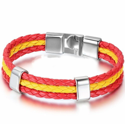 Cuoio bracciale uomo - bracciale, di