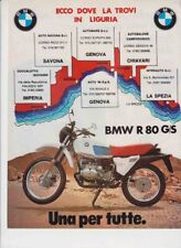 advertising Pubblicità brochure-MOTO BMW  R 80 GS 1981--MAXIMOTO-MOTOSPORT EPOCA