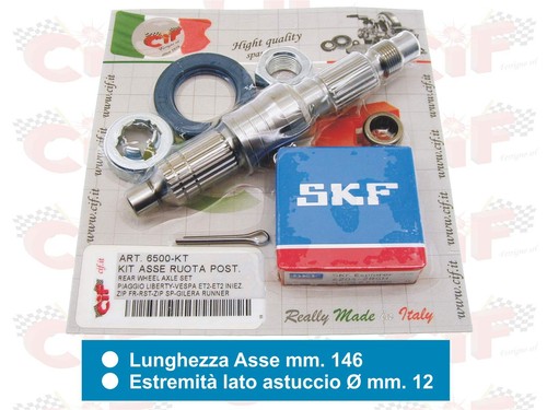 Kit asse ruota posteriore - asse,