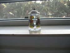 BOCCALE BIRRA IN VETRO CON COPERCHIO ORIGINALE TEDESCO VINTAGE ANNI 80/90