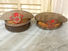 No Regio Esercito Genio Militare 2 Vecchi Cappelli Berretti Generale di Brigata!