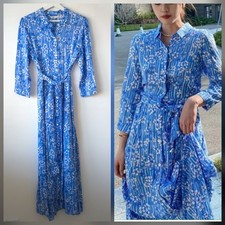 Abito estivo Zara blu floreale