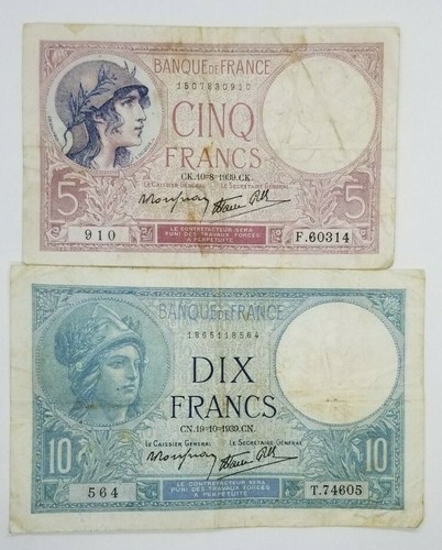 France lot banknotes - banknotes, 5