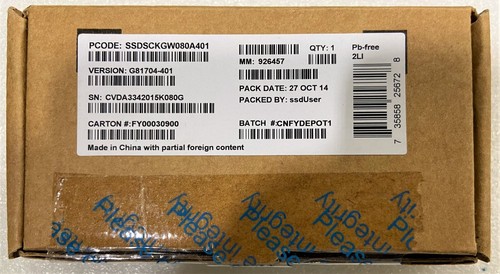 Intel ssdsckgw080a401 - intel,