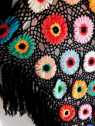 Scialle crochet uncinetto - scialle,