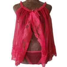 Set Lingerie Vintage Rosso