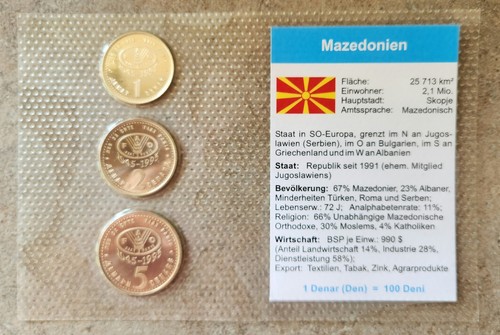Set monete macedonia denari - monete, macedonia.