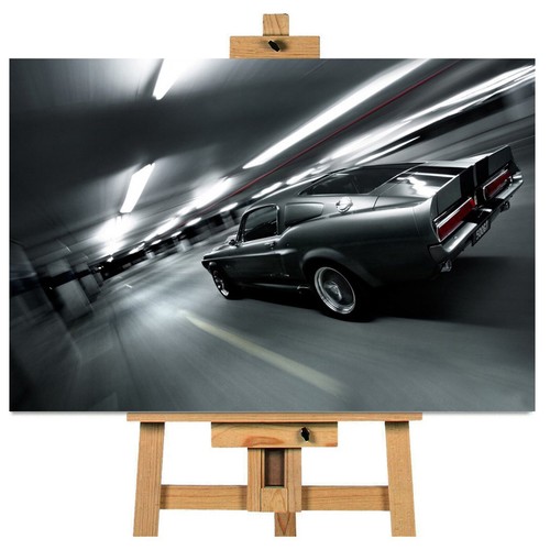 Quadro tela ford mustang - ford, gt