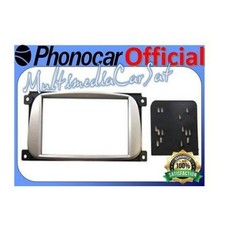 Mascherina Autoradio Ford Mondeo Focus Kuga C-Max S-Max Galaxy Argento 3581