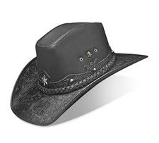 Cappello da cowboy nero