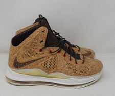 Nike LeBron 10 EXT QS 'Cork' - What The LeBron - MVP - South Beach - X - Taglia 12