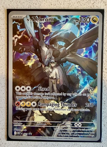 Zekrom holo promo me - n's,