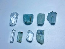 Lotto 128,65 carati bellissimi cristalli acquamarina naturali da Skardu Pakistan