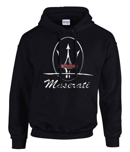 Felpa con cappuccio maserati - felpa,