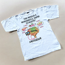 Fox Tees tshirt grafica divertente Amsterdam vintage 90S taglia M