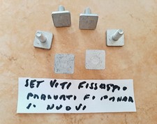 Set 6 bulloni + dadi e ranelle per fissaggio paraurti Fiat Panda 1° 141 nuovi.
