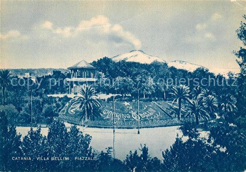 Catania villa bellini piazzale - catania,