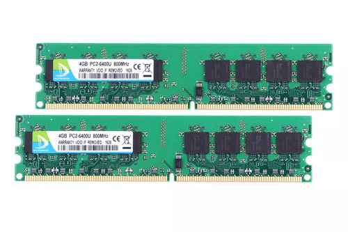 Ram 8gb ddr2 - 8gb, (2x4gb)