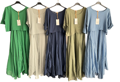 Maxi abito lungo leggero donna