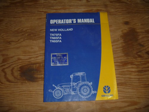 New holland tn75fa tn85fa - new,