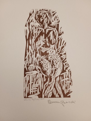 Litografia nudo 91 200 - litografia,, nudo,