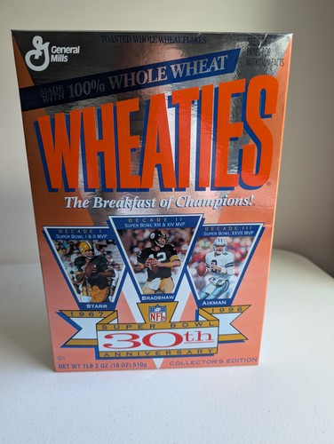 Wheaties super bowl 30th - wheaties,