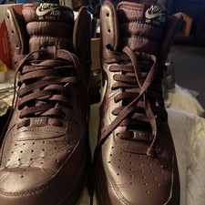 Scarpe da basket Nike da uomo Air Force 1 alte 315121-600 marrone sneakers taglia 11